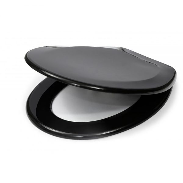 toilet seat for recirculating toilet